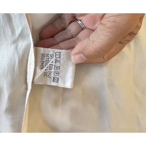 Tara Jarmon Lace Embroidered Circle Skirt Sheer Size 10 Midi Layered Full Skirt - Picture 7 of 11